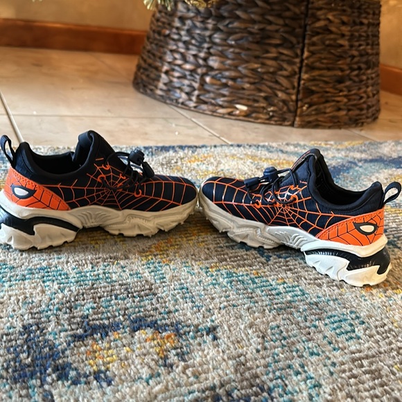 Bronx Kids Spider Web Sneakers - Blue and Red - Picture 4 of 4